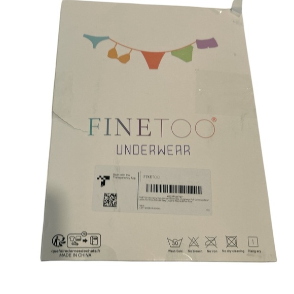 FINETOO Women's High Waist Seamless Underwear - Picture 5 of 6